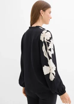 Blouse en mousseline imprimée