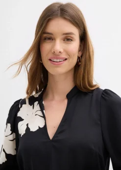 Blouse en mousseline imprimée