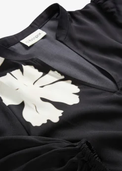 Blouse en mousseline imprimée