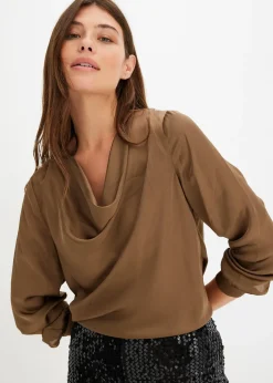 Blouse en satin fin
