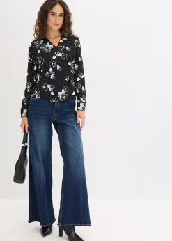 Blouse en satin fluide