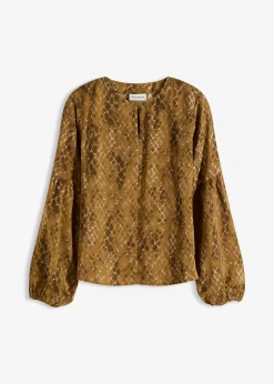 Blouse en satin fluide