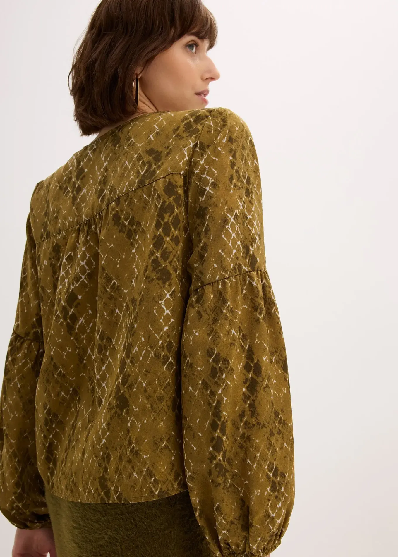 Blouse en satin fluide