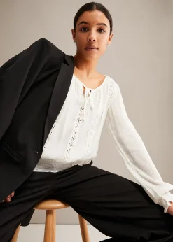 Blouse en viscose douce