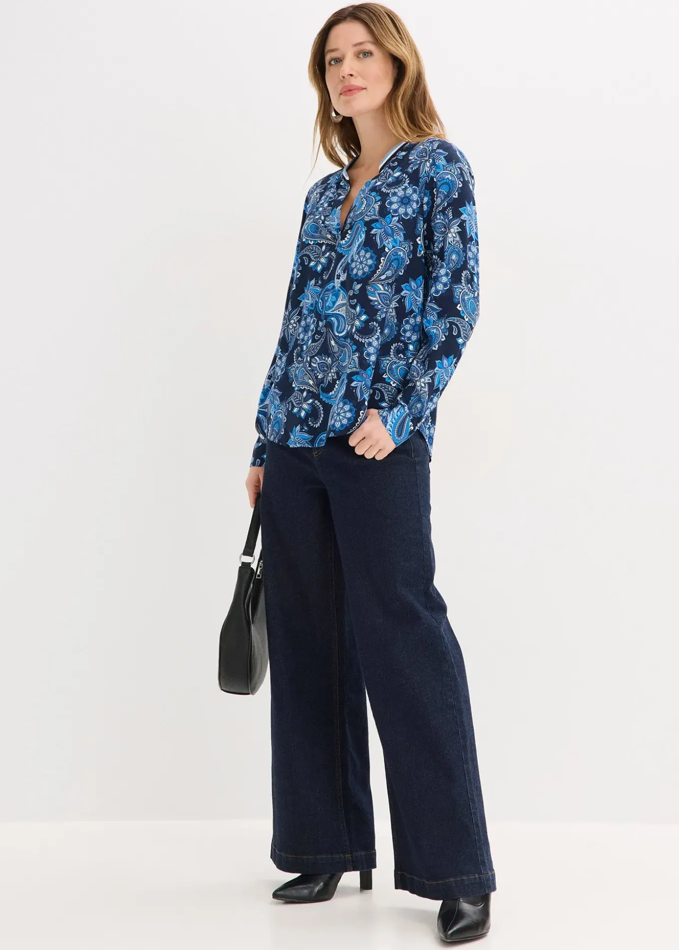 Blouse en viscose fluide