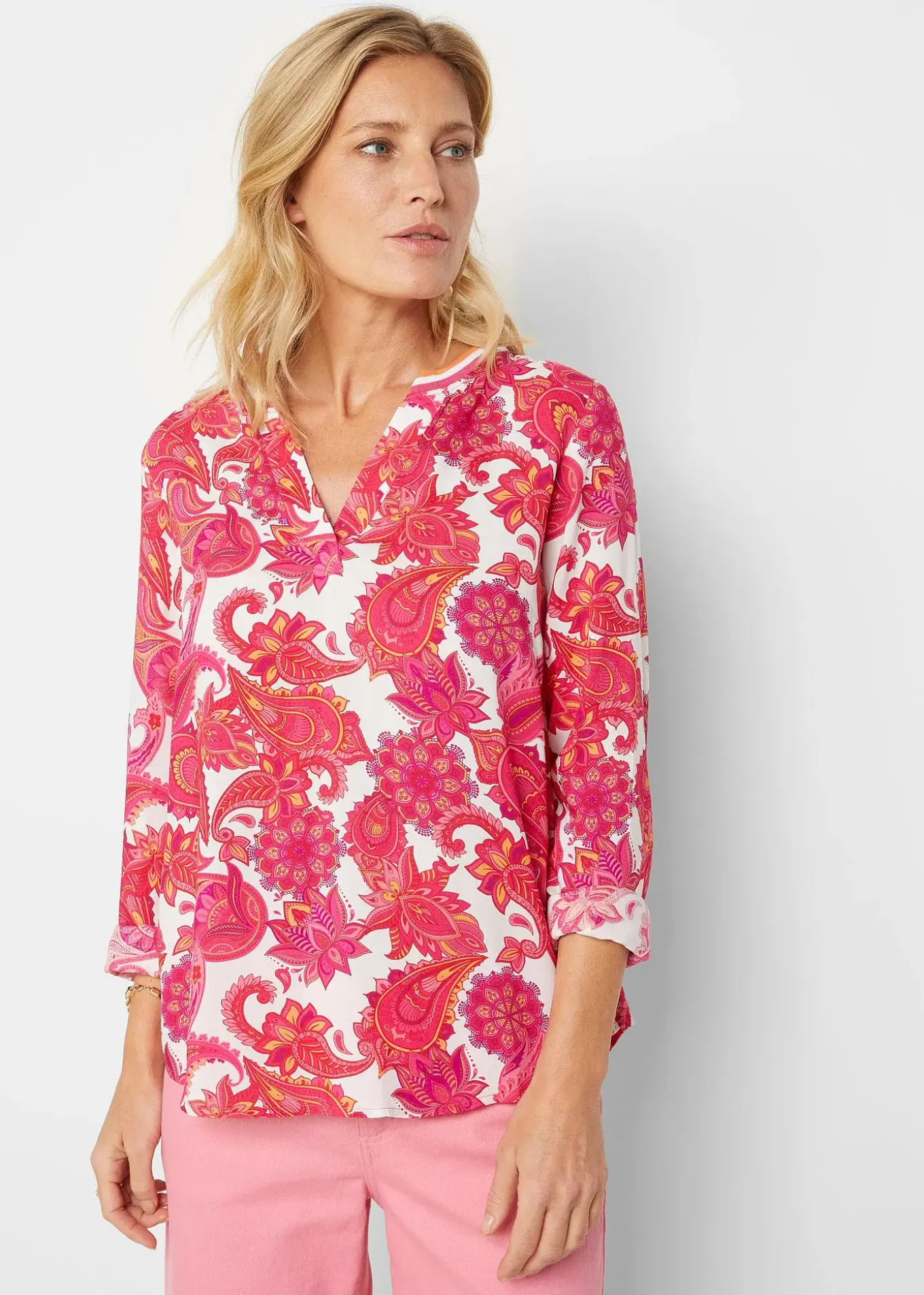 Blouse en viscose fluide