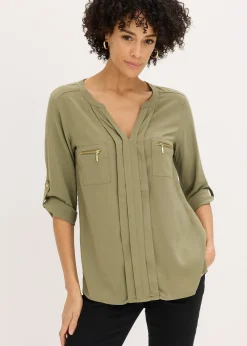 Blouse en viscose fluide