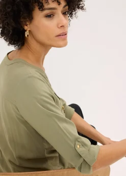 Blouse en viscose fluide