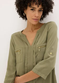 Blouse en viscose fluide