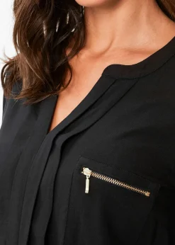 Blouse en viscose fluide