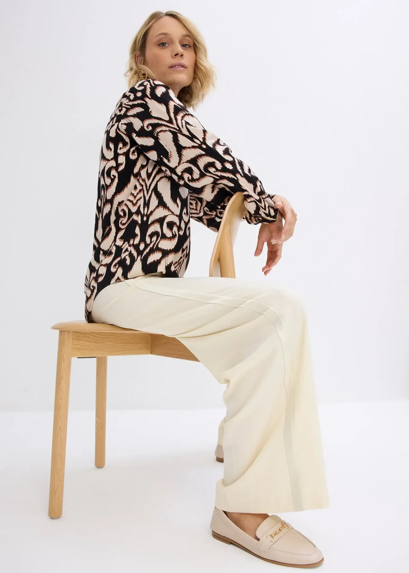 Blouse en viscose fluide