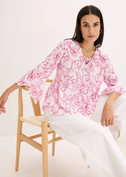 Blouse en viscose texturée