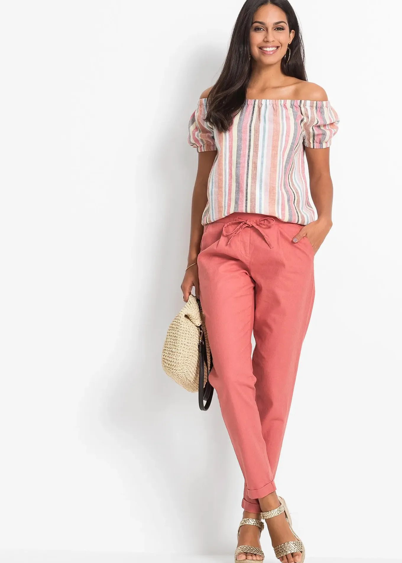 Blouse encolure Bardot