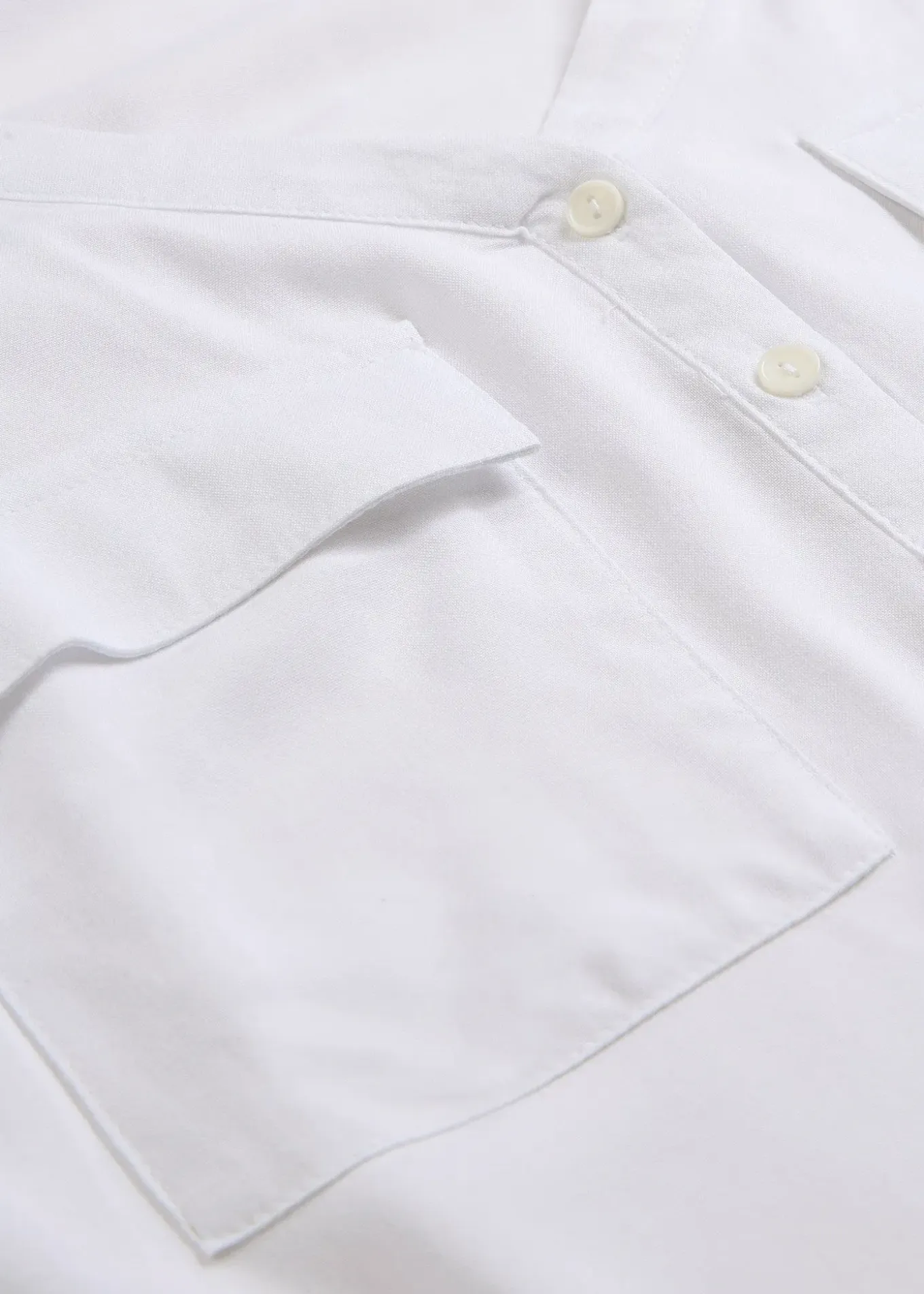 Blouse fluide à col en V et manches longues