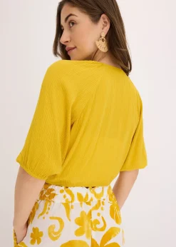 Blouse fluide en jersey viscose