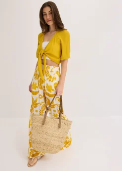 Blouse fluide en jersey viscose