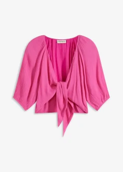 Blouse fluide en jersey viscose