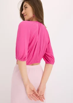 Blouse fluide en jersey viscose
