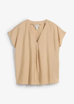 Blouse fluide en viscose mélangée