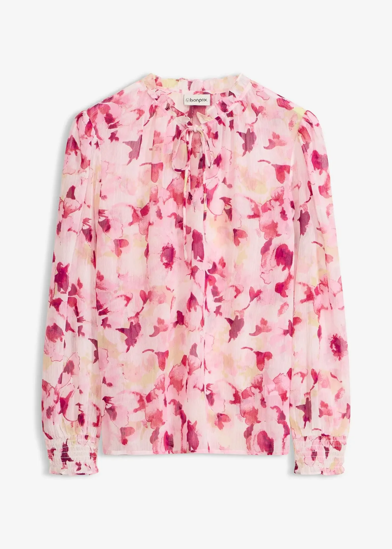 Blouse imprimée en mousseline