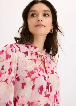 Blouse imprimée en mousseline