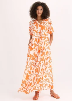 Blouse imprimée en viscose fluide