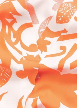 Blouse imprimée en viscose fluide