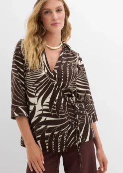 Blouse kimono aspect lin