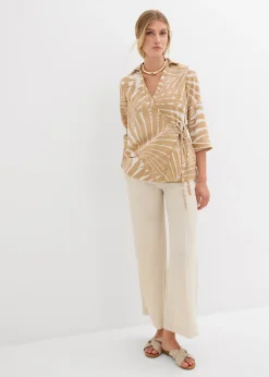 Blouse kimono aspect lin