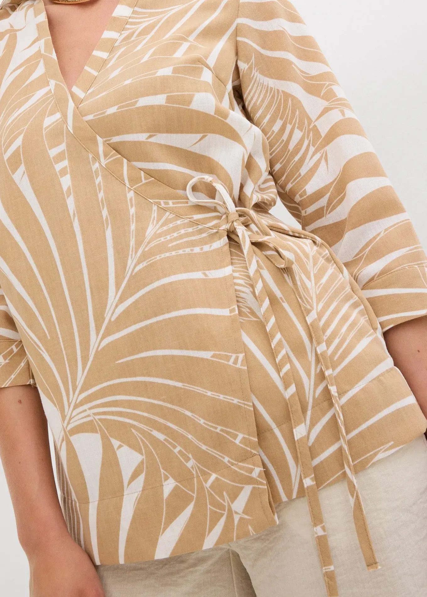 Blouse kimono aspect lin