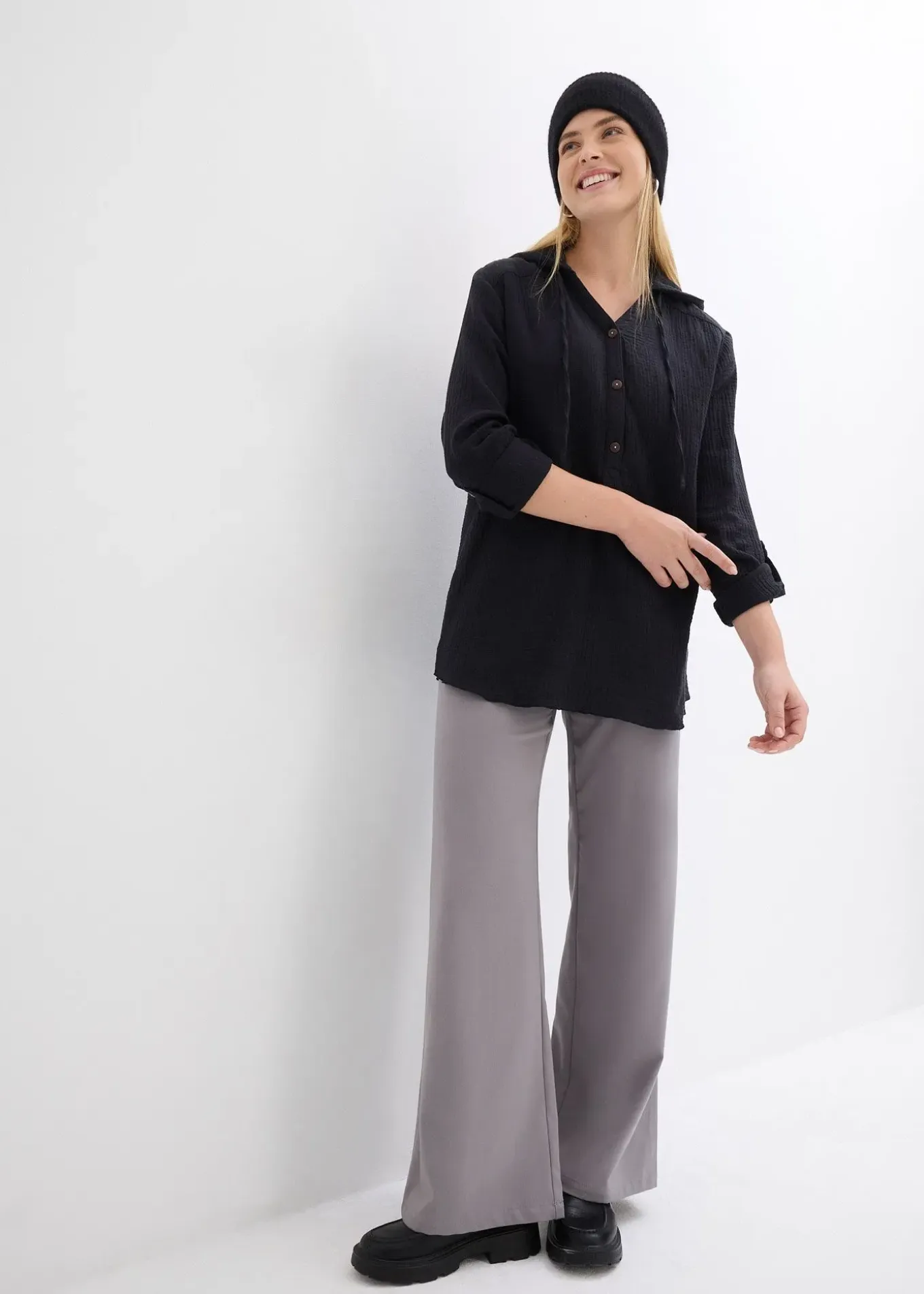 Blouse légère en gaze de coton