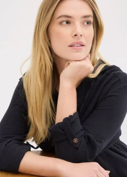 Blouse légère en gaze de coton