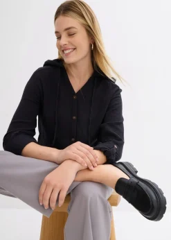 Blouse légère en gaze de coton