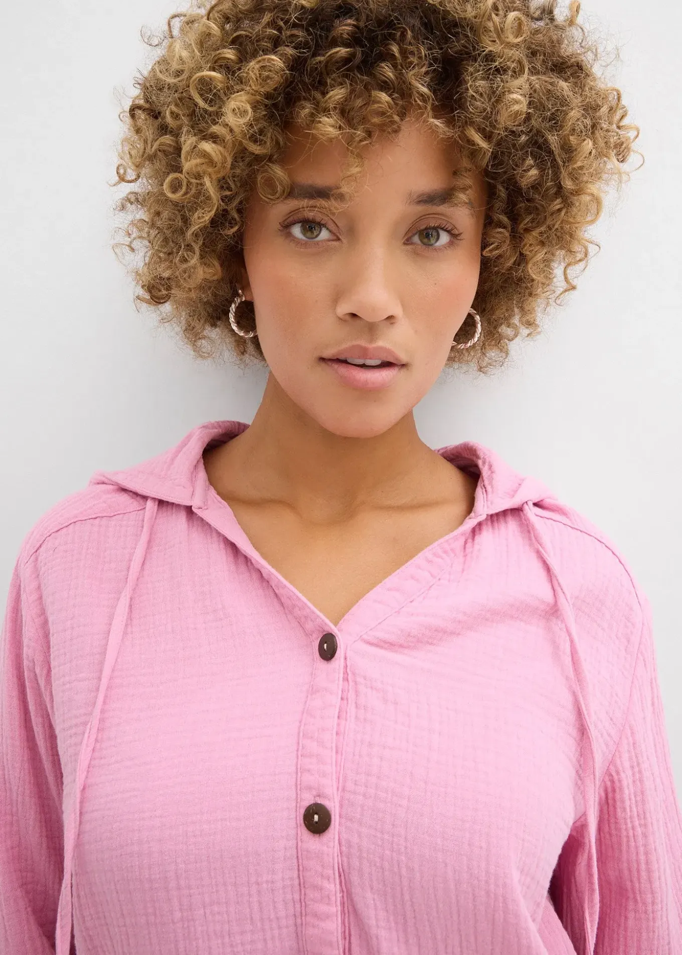 Blouse légère en gaze de coton