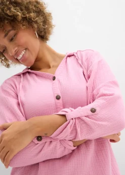 Blouse légère en gaze de coton