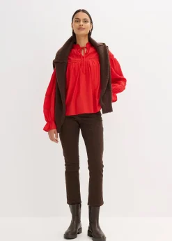 Blouse légère en viscose mélangée