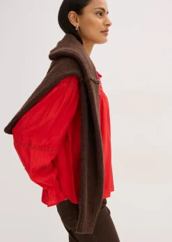 Blouse légère en viscose mélangée