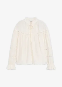 Blouse légère en viscose mélangée