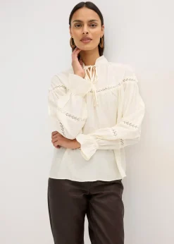 Blouse légère en viscose mélangée