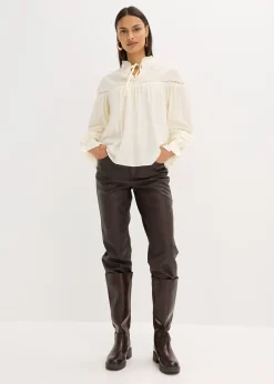 Blouse légère en viscose mélangée