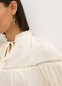 Blouse légère en viscose mélangée