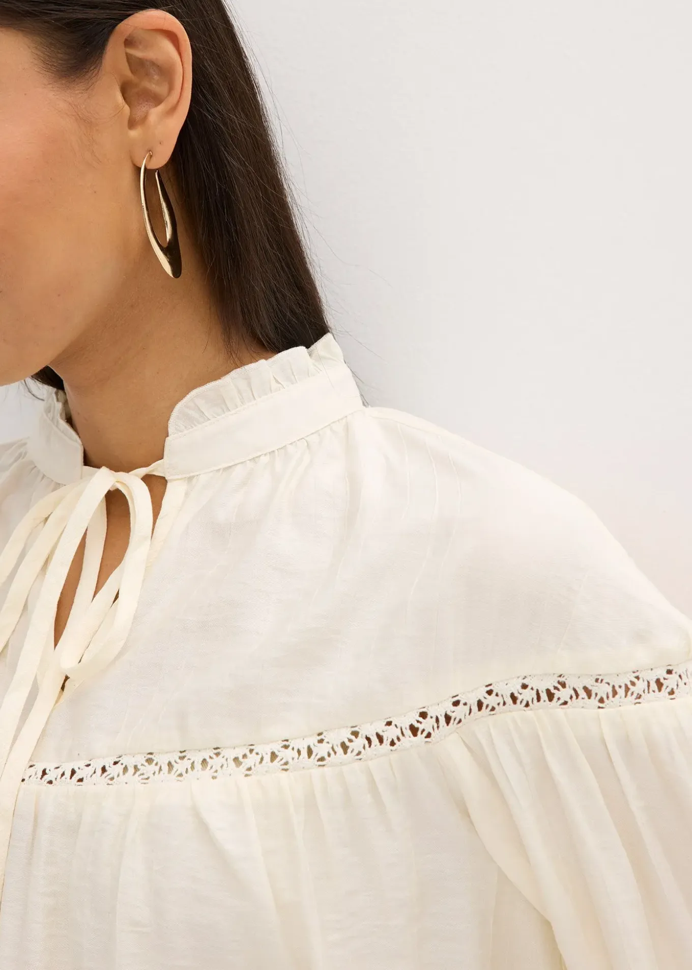 Blouse légère en viscose mélangée