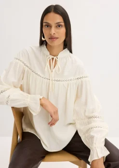 Blouse légère en viscose mélangée