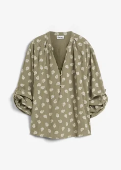 Blouse légère et oversize en gaze de coton