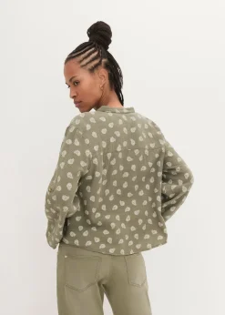 Blouse légère et oversize en gaze de coton