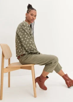 Blouse légère et oversize en gaze de coton