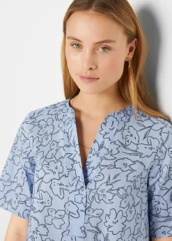 Blouse longue 100% coton