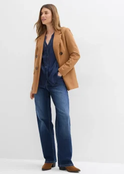 Blouse longue en gaze de coton légère