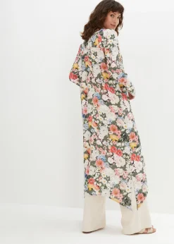 Blouse longue en viscose fluide