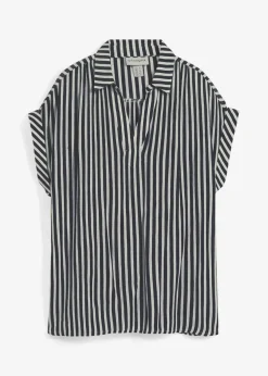 Blouse manches courtes en viscose fluide